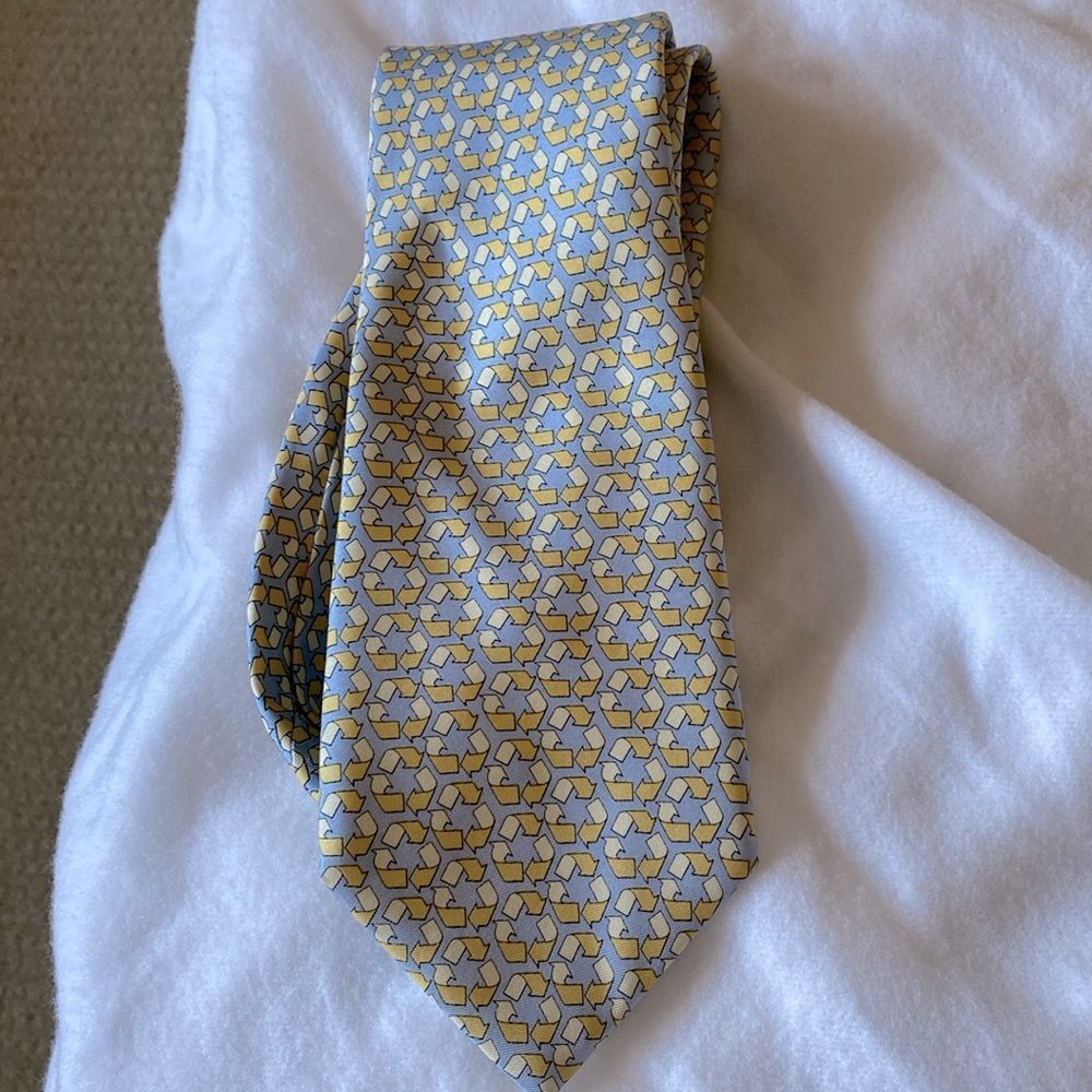 Recycle Tie by Josh Bach.  100% Silk